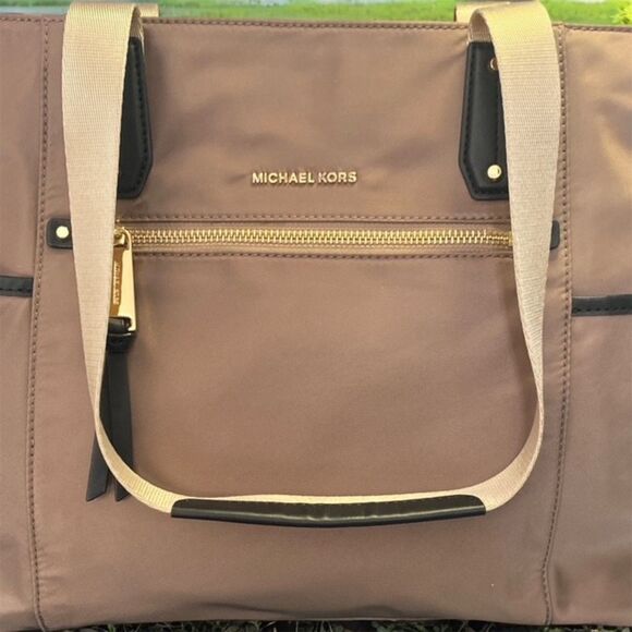 Michael Kors Polly large nylon top zip tote bag #25 - Picture 2 of 5